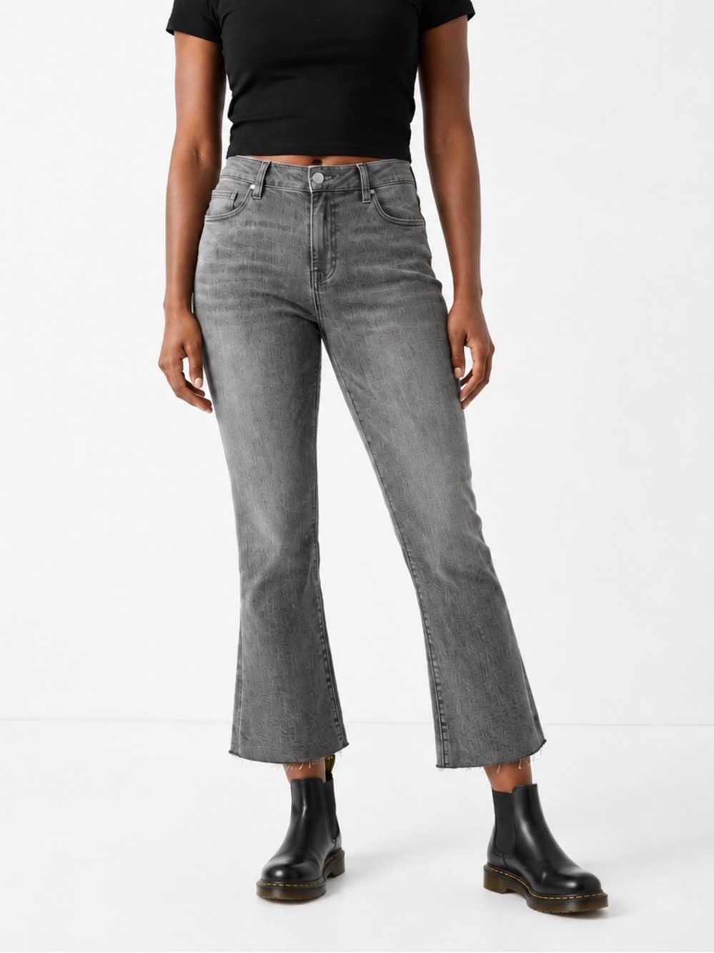 Liverpool cropped kick flare jeans